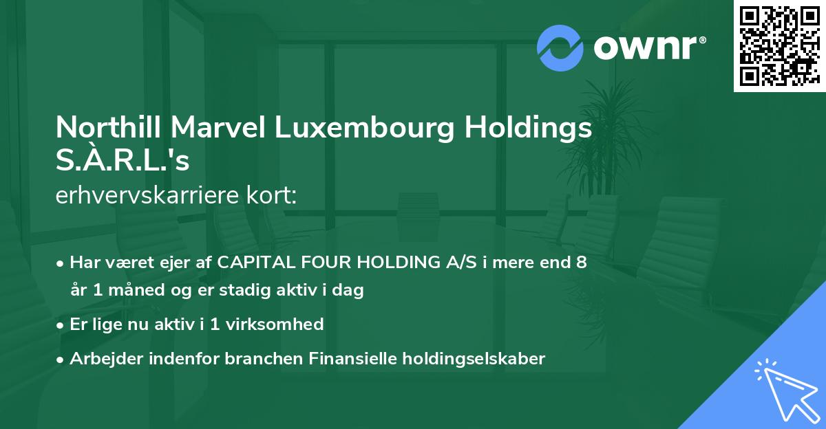 Northill Marvel Luxembourg Holdings S.À.R.L.'s erhvervskarriere kort
