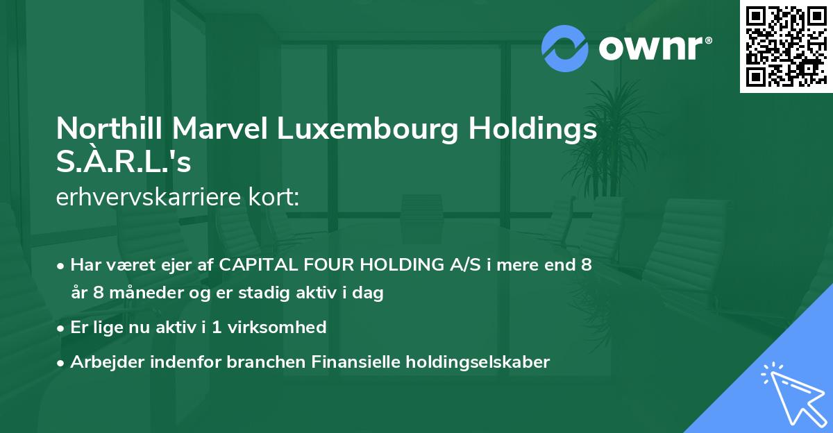 Northill Marvel Luxembourg Holdings S.À.R.L.'s erhvervskarriere kort