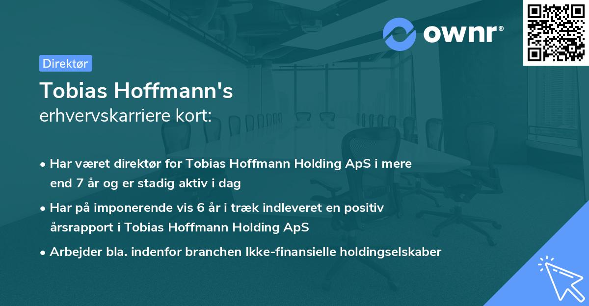 Tobias Hoffmann's erhvervskarriere kort
