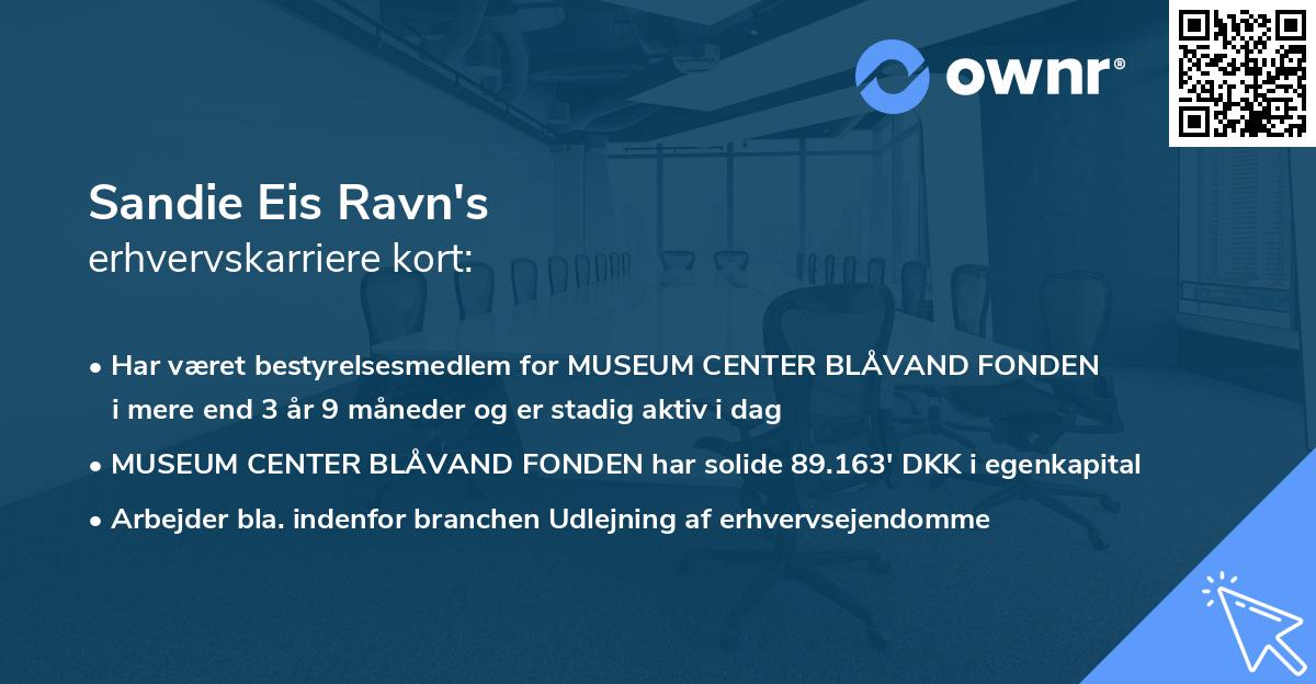 Sandie Eis Ravn's erhvervskarriere kort