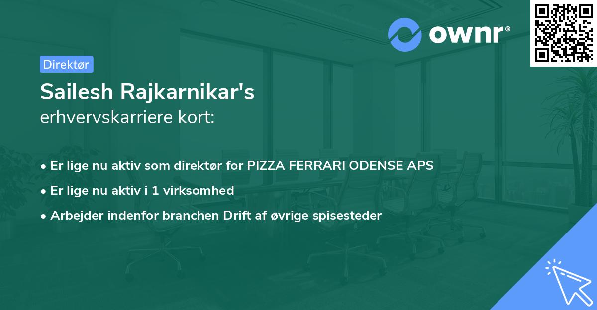 Sailesh Rajkarnikar's erhvervskarriere kort