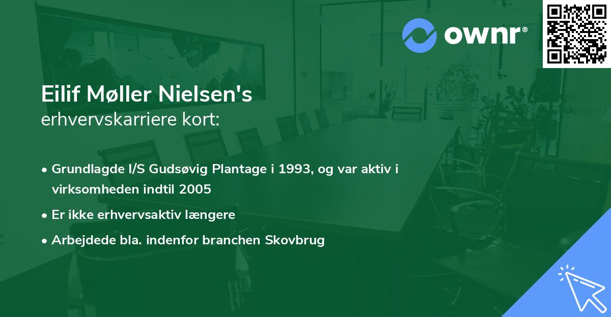 Eilif Møller Nielsen's erhvervskarriere kort