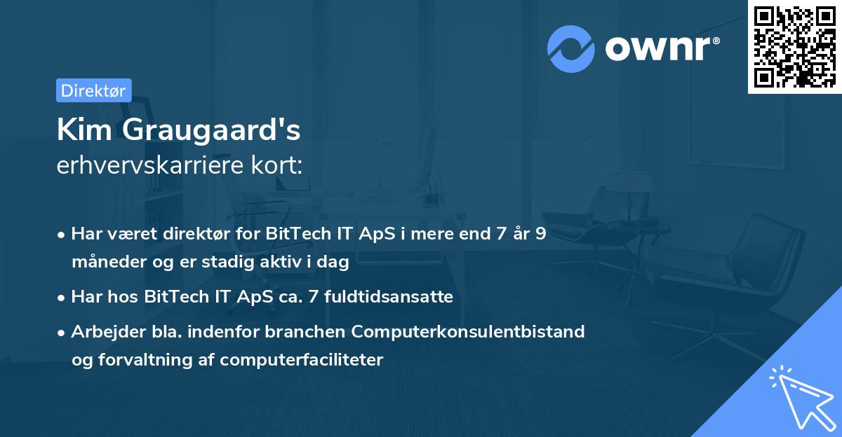 Kim Graugaard's erhvervskarriere kort