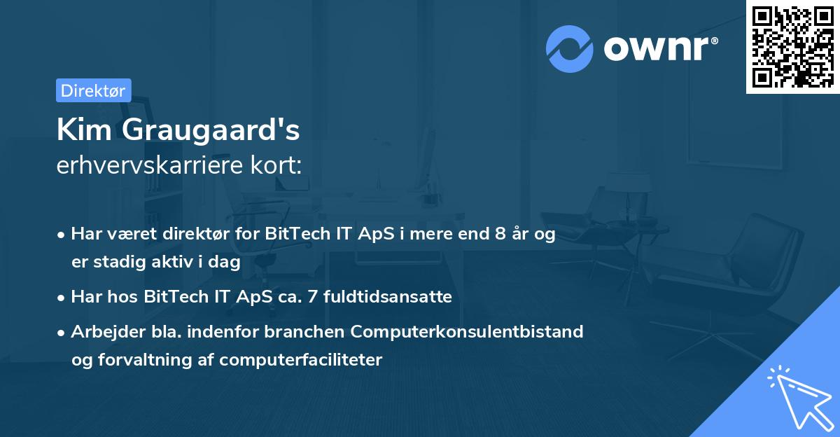 Kim Graugaard's erhvervskarriere kort