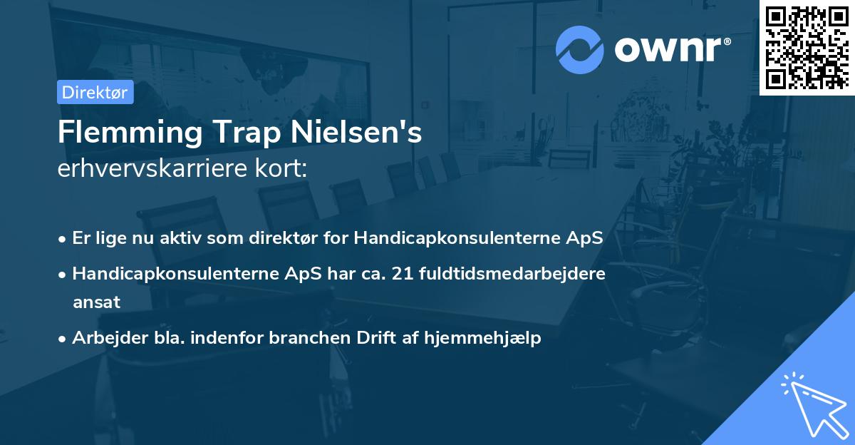 Flemming Trap Nielsen's erhvervskarriere kort