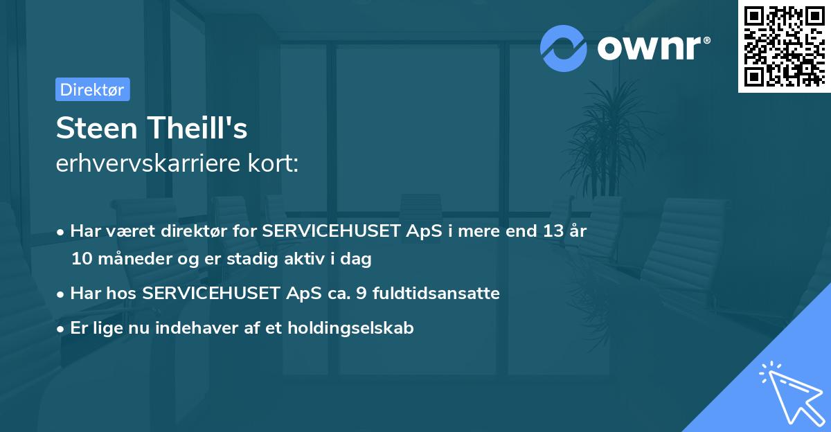 Steen Theill's erhvervskarriere kort