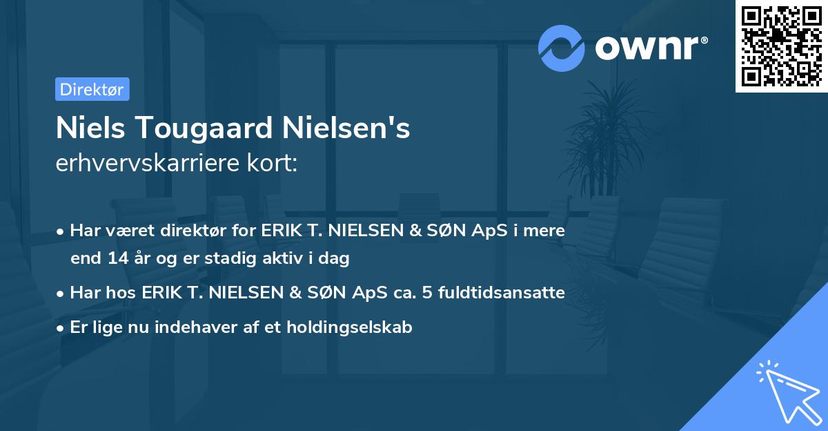 Niels Tougaard Nielsen's erhvervskarriere kort