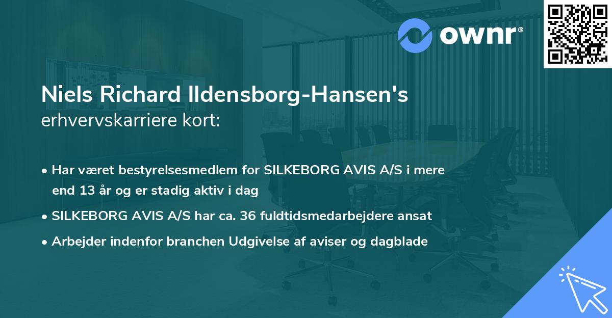 Niels Richard Ildensborg-Hansen's erhvervskarriere kort