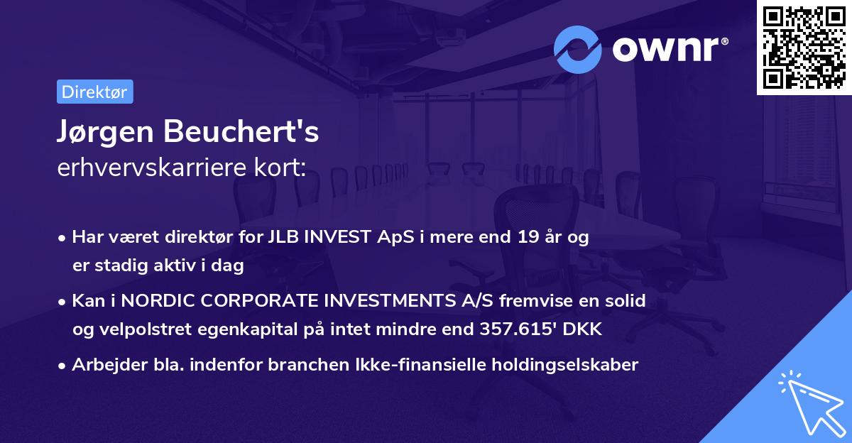 Jørgen Beuchert's erhvervskarriere kort