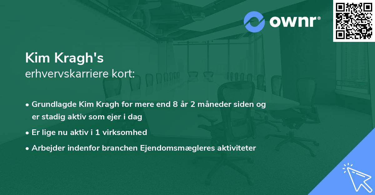 Kim Kragh's erhvervskarriere kort