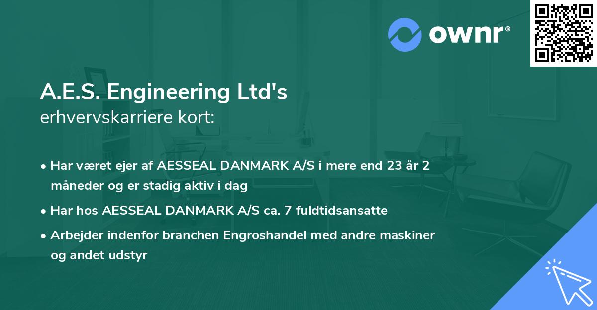 A.E.S. Engineering Ltd's erhvervskarriere kort
