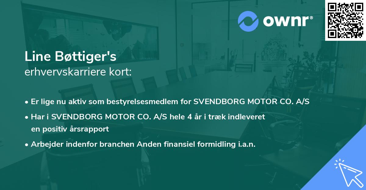 Line Bøttiger's erhvervskarriere kort