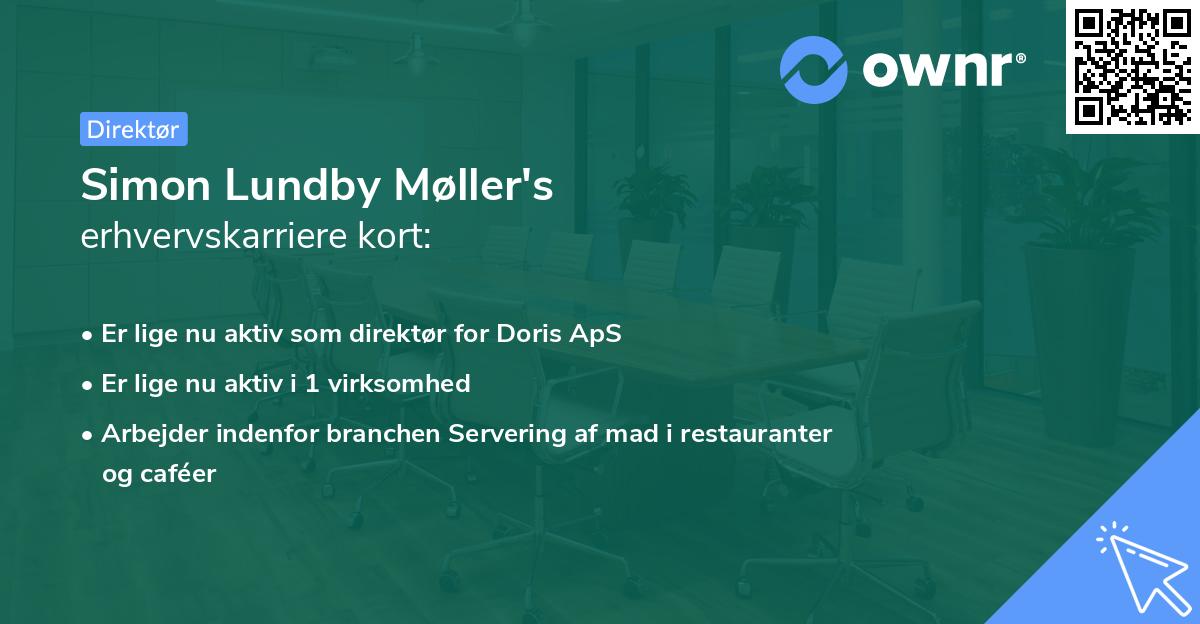 Simon Lundby Møller's erhvervskarriere kort