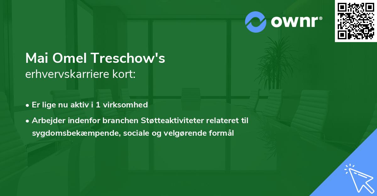 Mai Omel Treschow's erhvervskarriere kort