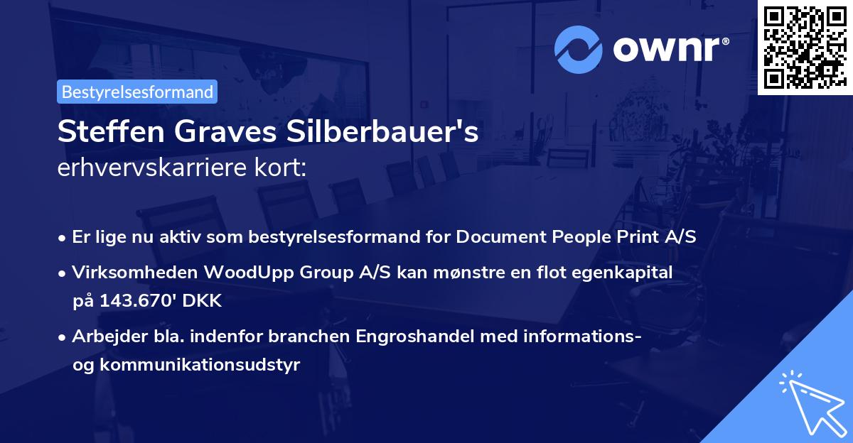 Steffen Graves Silberbauer's erhvervskarriere kort