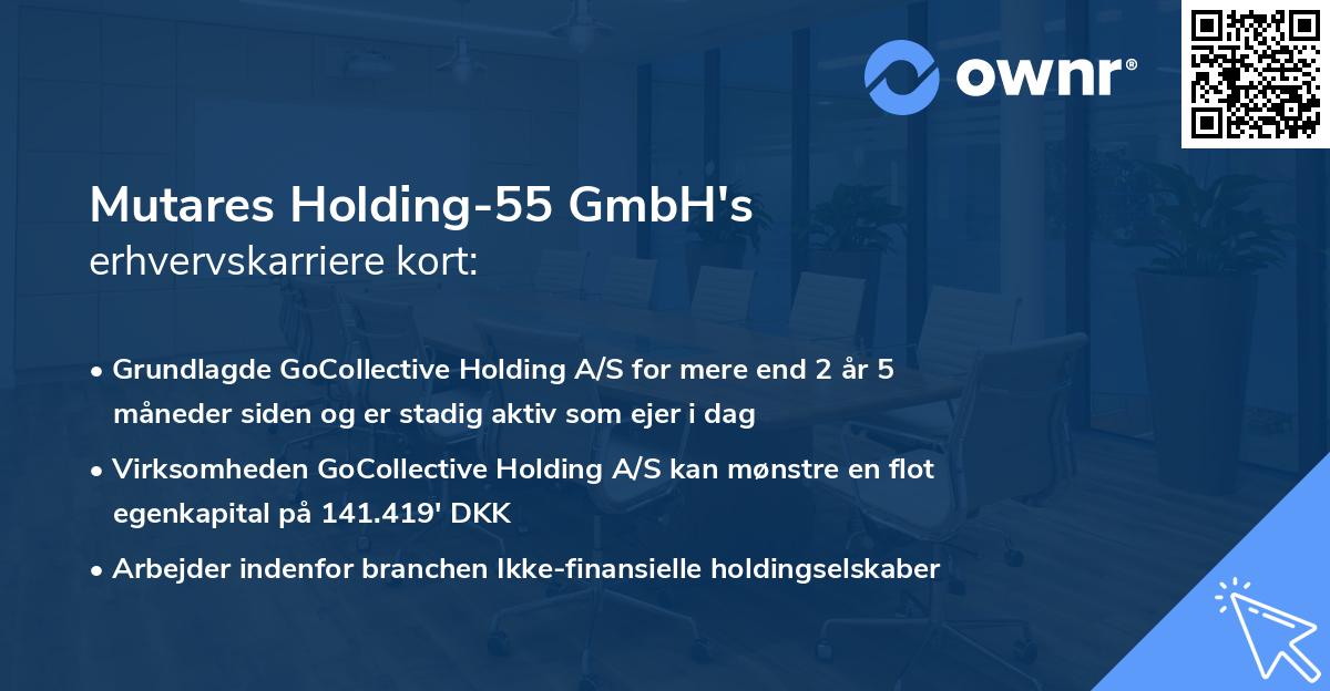 Mutares Holding-55 GmbH's erhvervskarriere kort