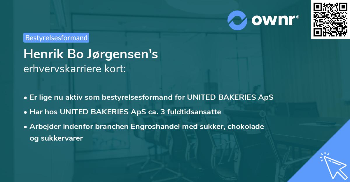 Henrik Bo Jørgensen's erhvervskarriere kort