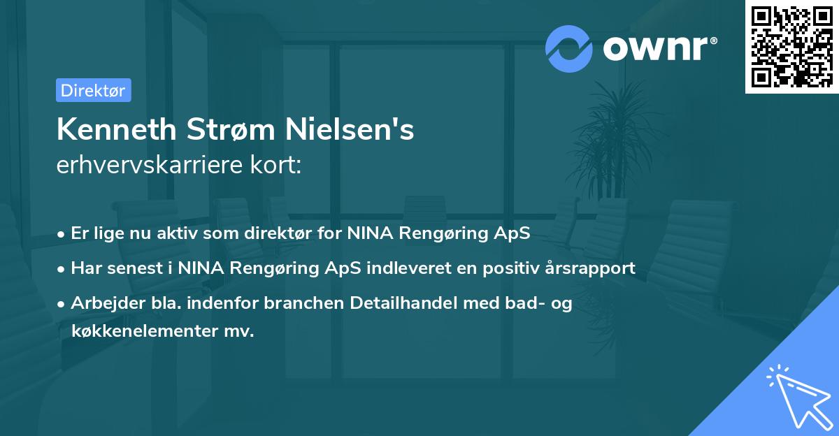 Kenneth Strøm Nielsen's erhvervskarriere kort