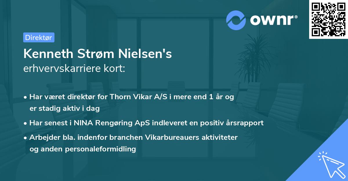 Kenneth Strøm Nielsen's erhvervskarriere kort