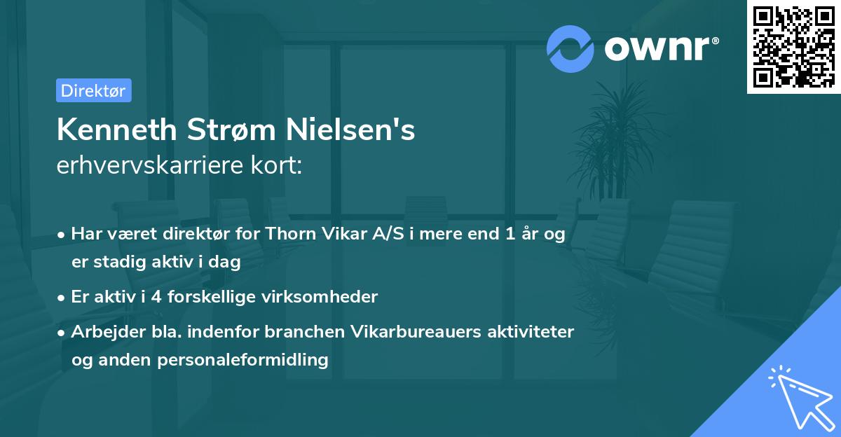 Kenneth Strøm Nielsen's erhvervskarriere kort