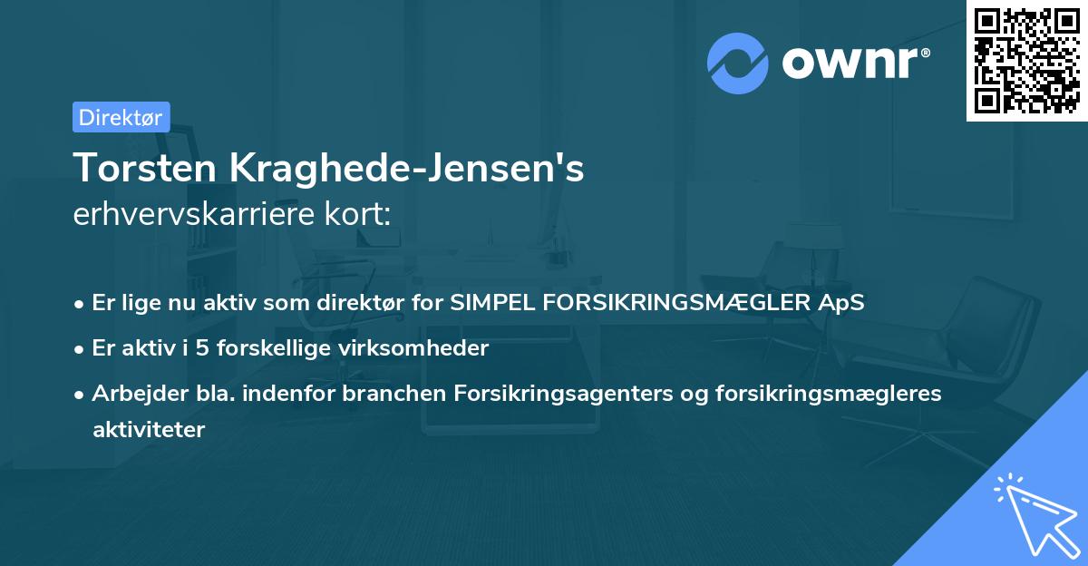 Torsten Kraghede-Jensen's erhvervskarriere kort