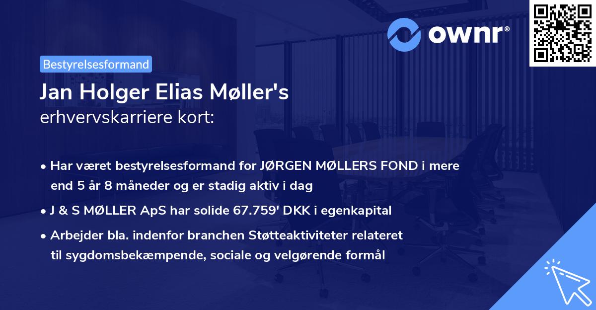 Jan Holger Elias Møller's erhvervskarriere kort