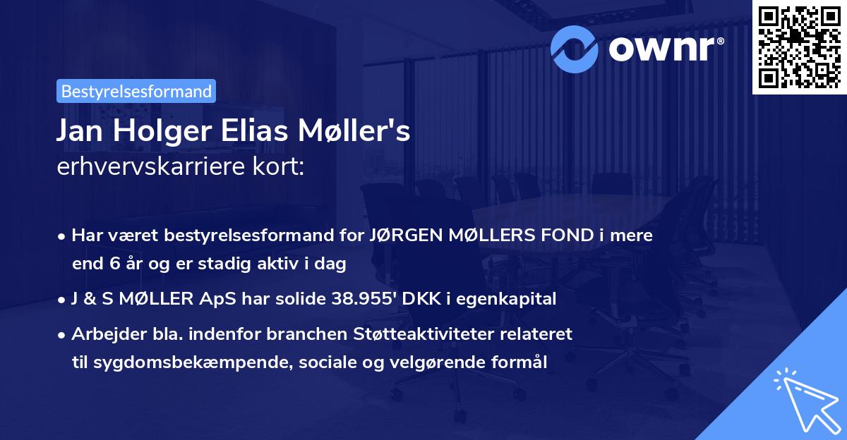 Jan Holger Elias Møller's erhvervskarriere kort