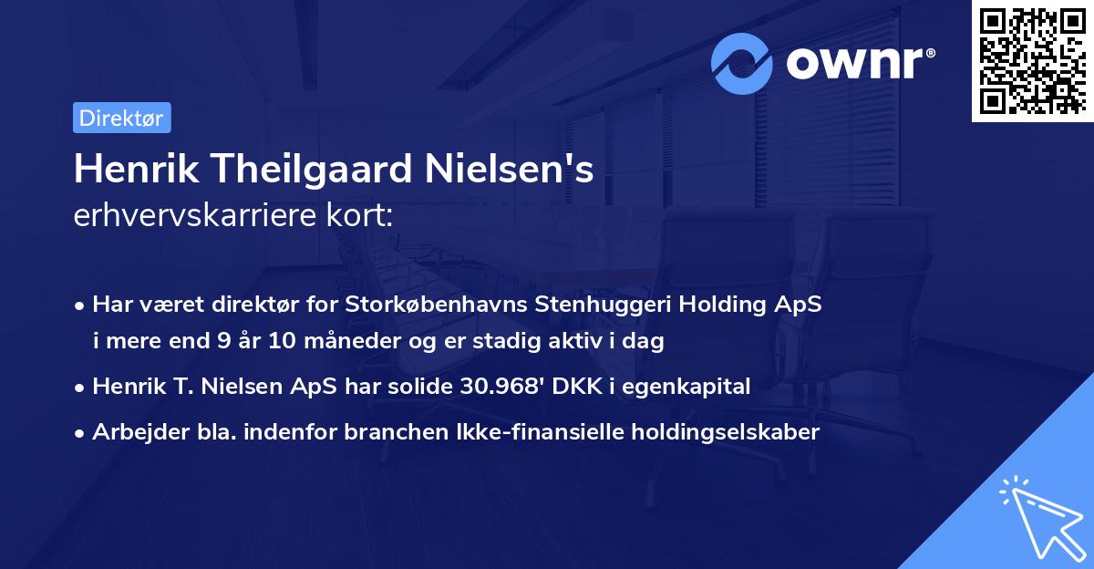 Henrik Theilgaard Nielsen's erhvervskarriere kort