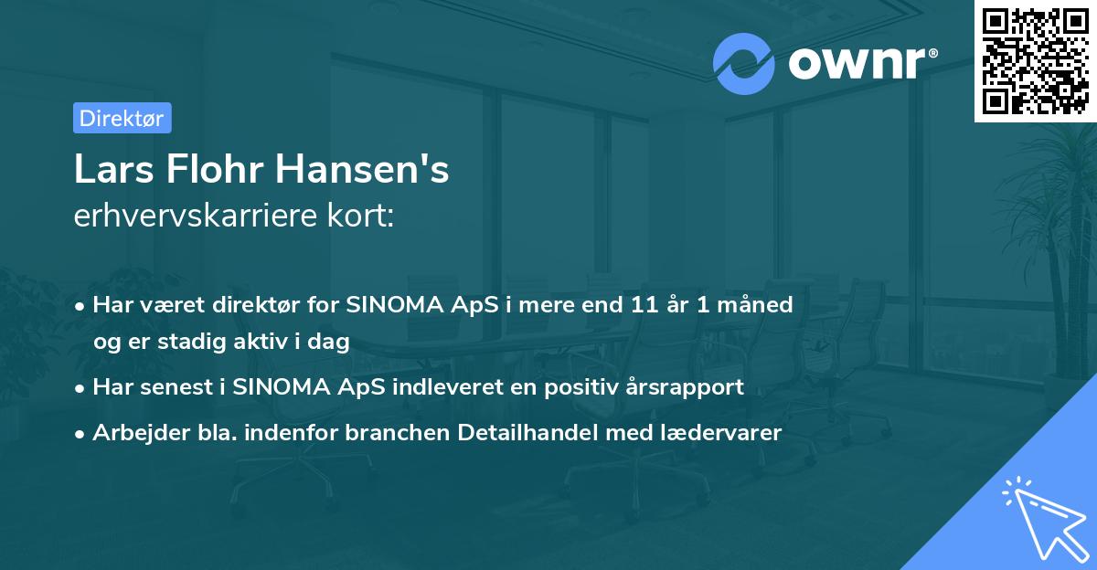 Lars Flohr Hansen's erhvervskarriere kort