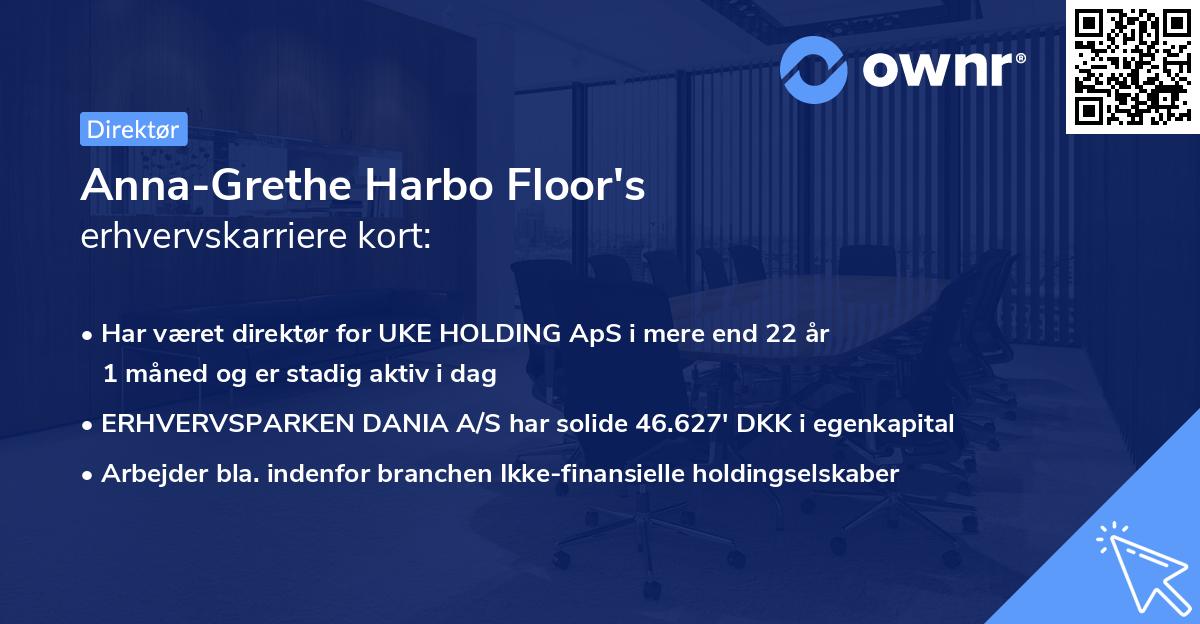 Anna-Grethe Harbo Floor's erhvervskarriere kort
