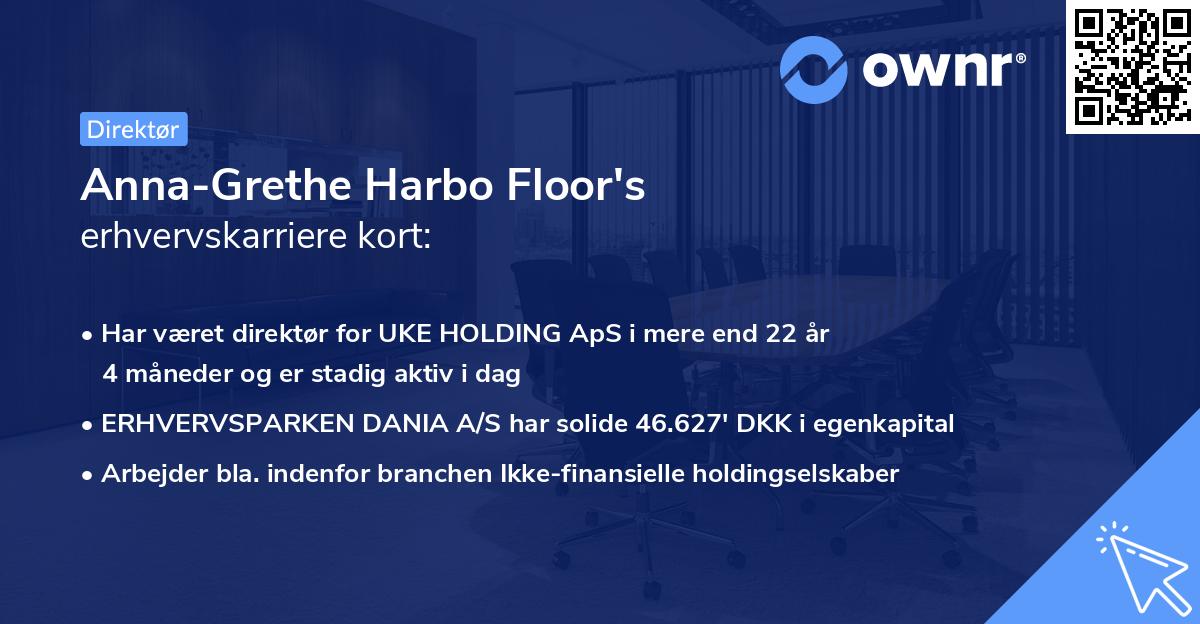 Anna-Grethe Harbo Floor's erhvervskarriere kort