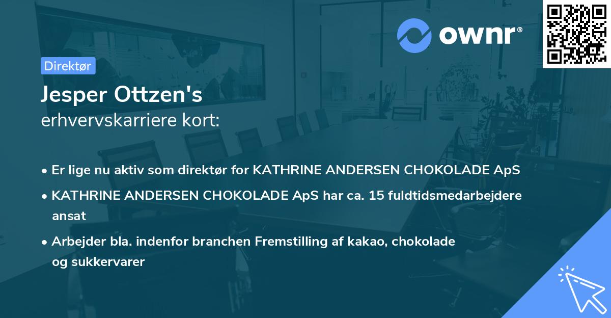 Jesper Ottzen's erhvervskarriere kort
