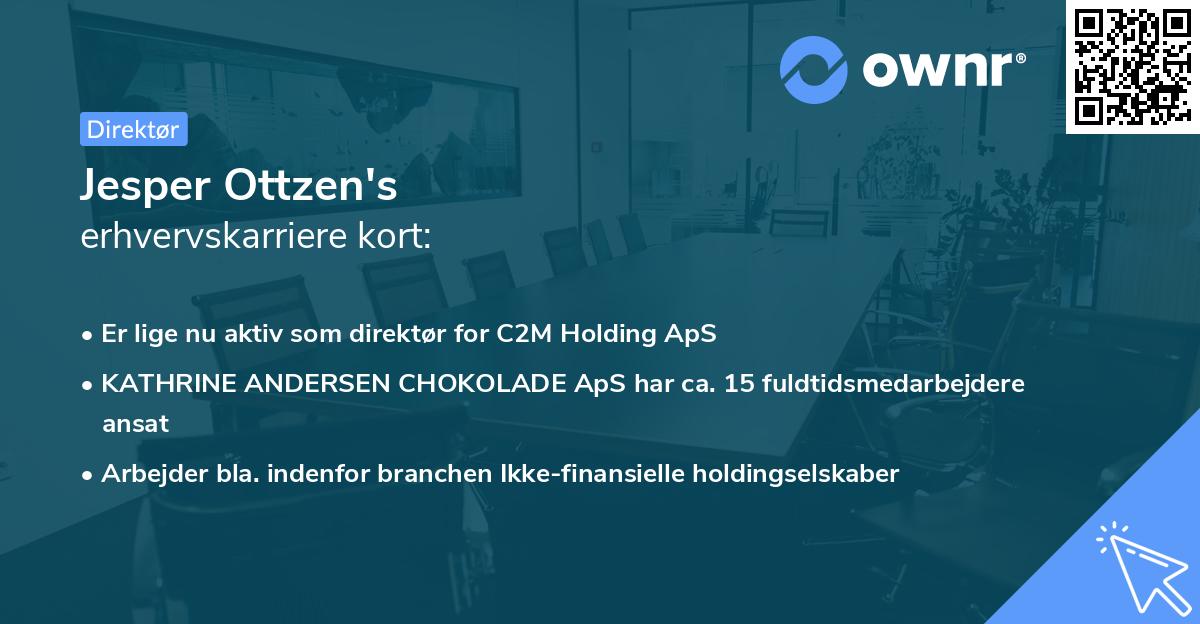 Jesper Ottzen's erhvervskarriere kort