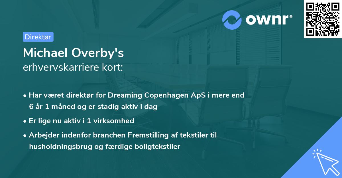 Michael Overby's erhvervskarriere kort