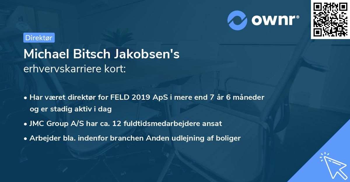 Michael Bitsch Jakobsen's erhvervskarriere kort