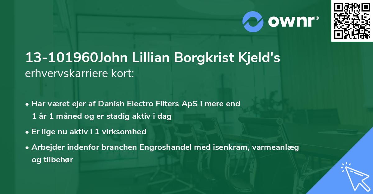 13-101960John Lillian Borgkrist Kjeld's erhvervskarriere kort