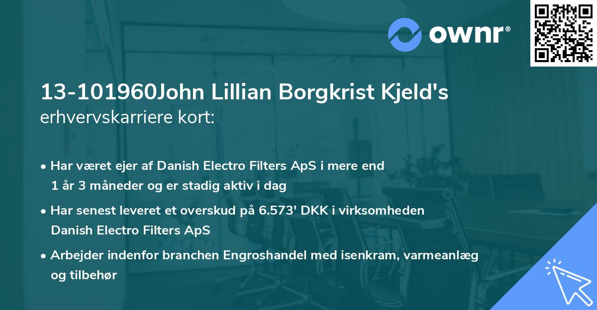 13-101960John Lillian Borgkrist Kjeld's erhvervskarriere kort