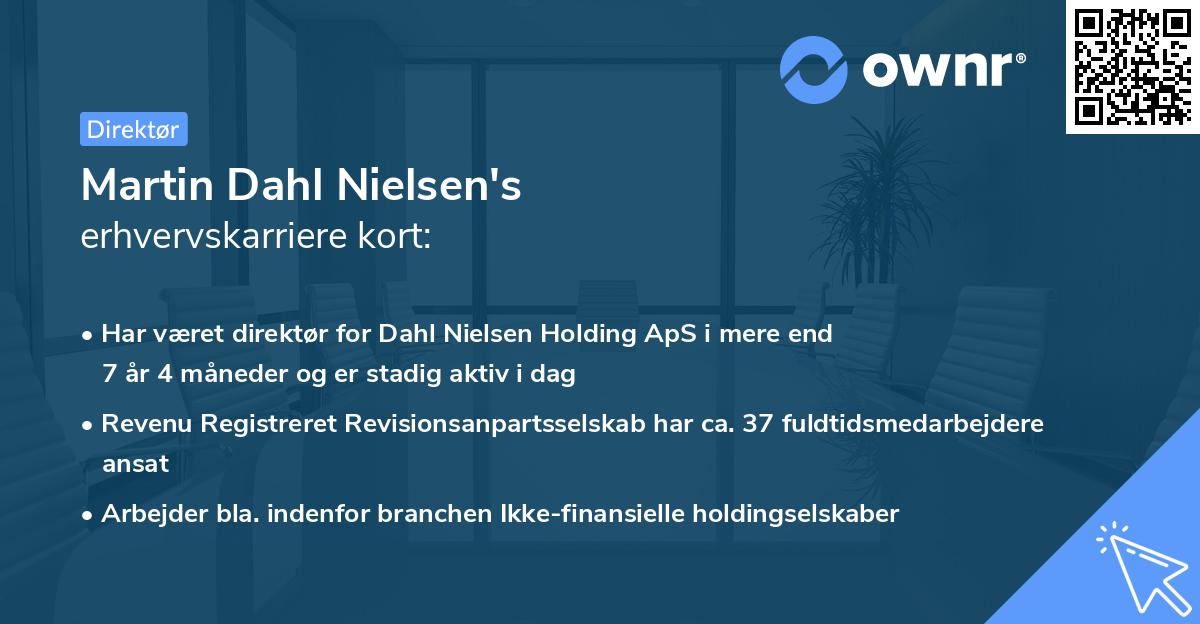 Martin Dahl Nielsen's erhvervskarriere kort