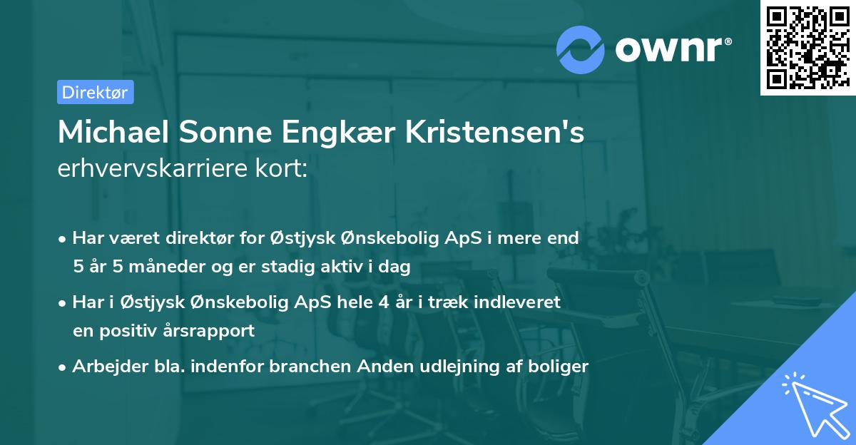 Michael Sonne Engkær Kristensen's erhvervskarriere kort