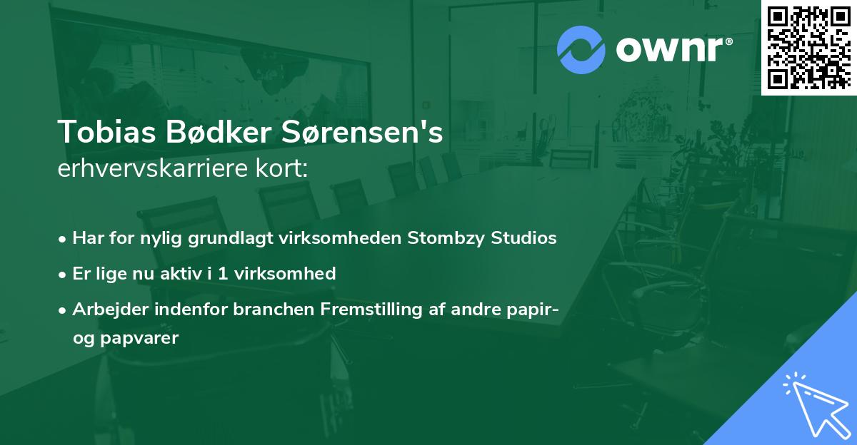 Tobias Bødker Sørensen's erhvervskarriere kort
