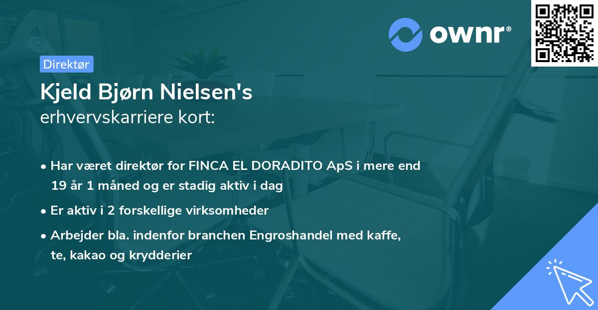 Kjeld Bjørn Nielsen's erhvervskarriere kort