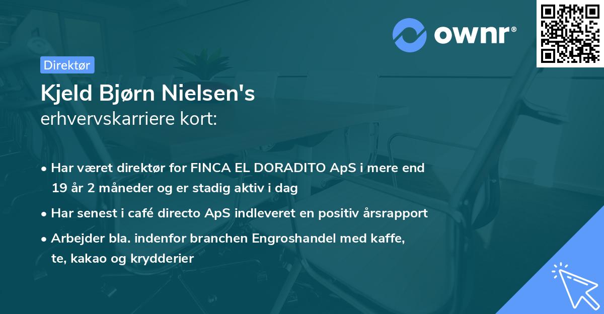 Kjeld Bjørn Nielsen's erhvervskarriere kort