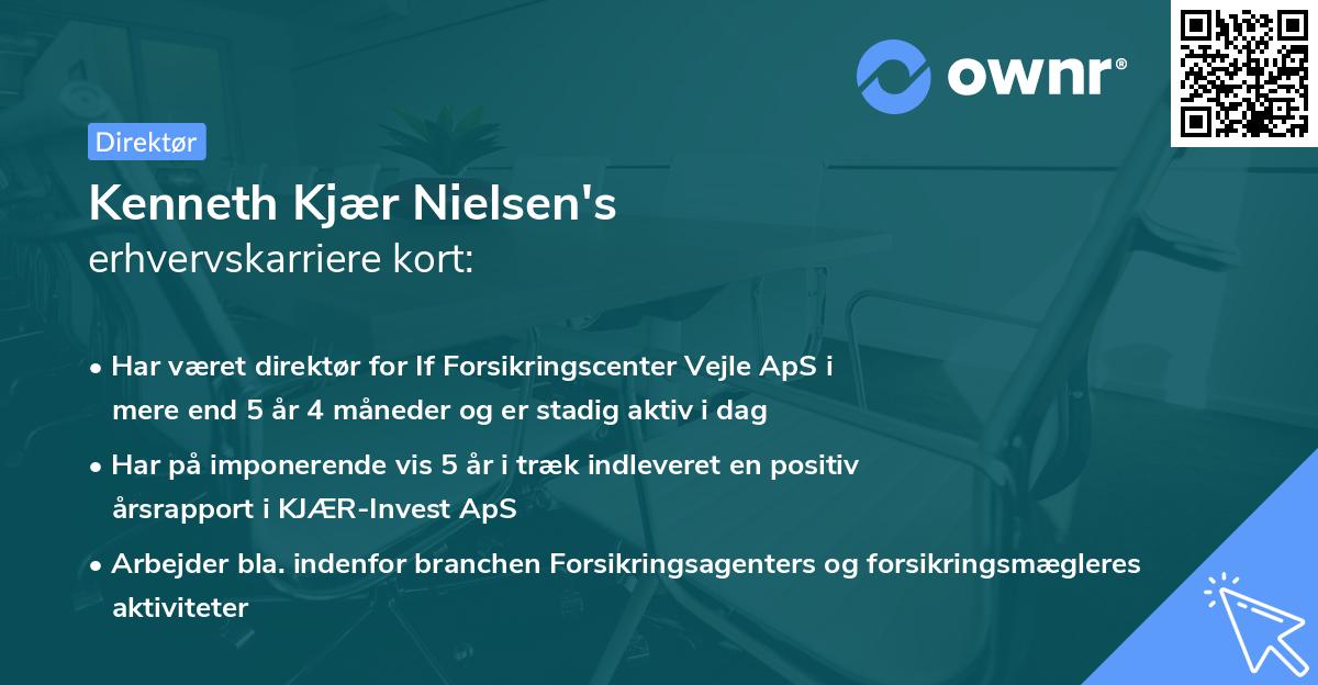 Kenneth Kjær Nielsen's erhvervskarriere kort