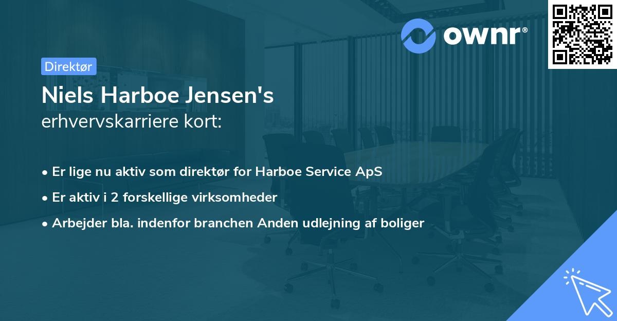 Niels Harboe Jensen's erhvervskarriere kort