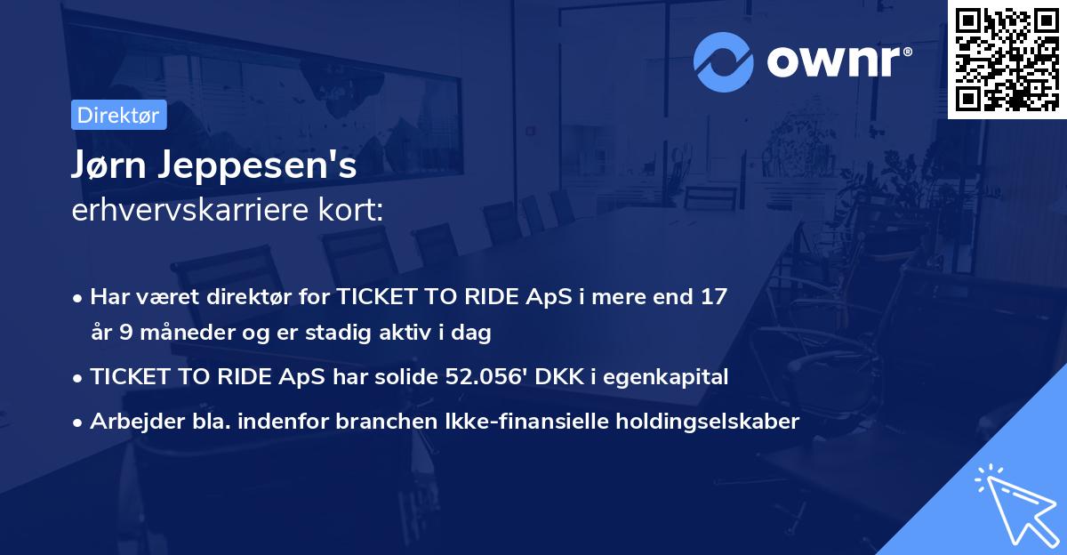 Jørn Jeppesen's erhvervskarriere kort