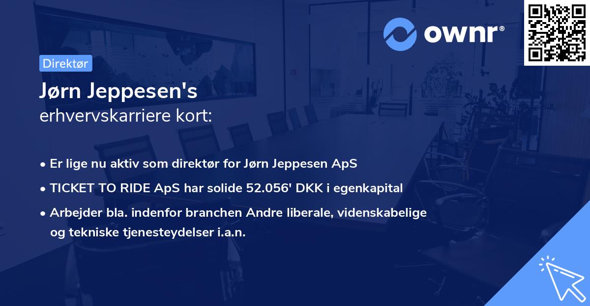 Jørn Jeppesen's erhvervskarriere kort