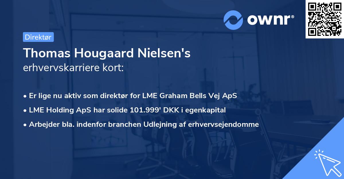 Thomas Hougaard Nielsen's erhvervskarriere kort
