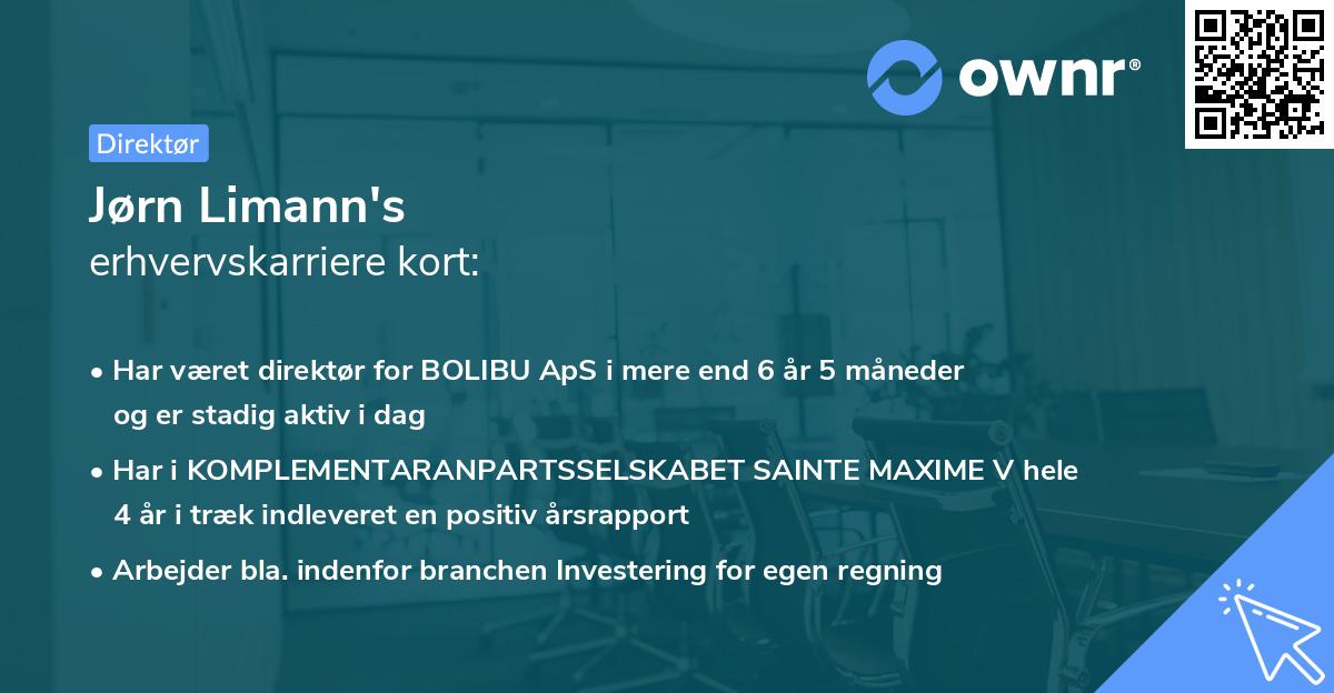 Jørn Limann's erhvervskarriere kort