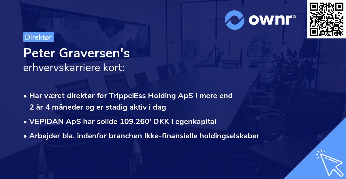 Peter Graversen's erhvervskarriere kort