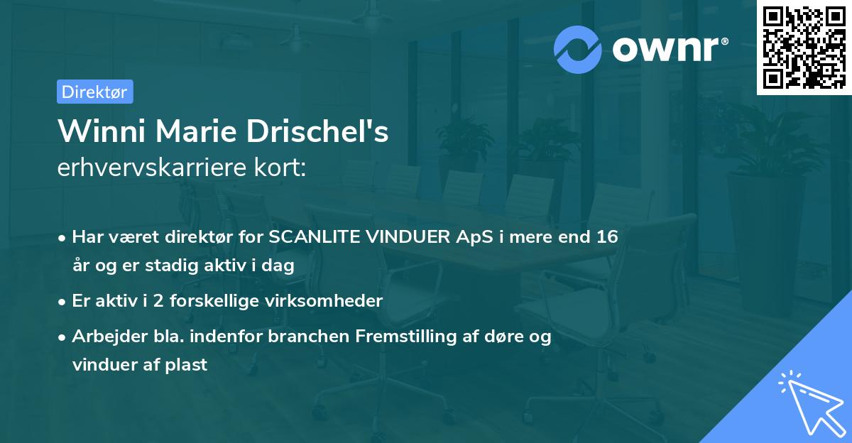 Winni Marie Drischel's erhvervskarriere kort